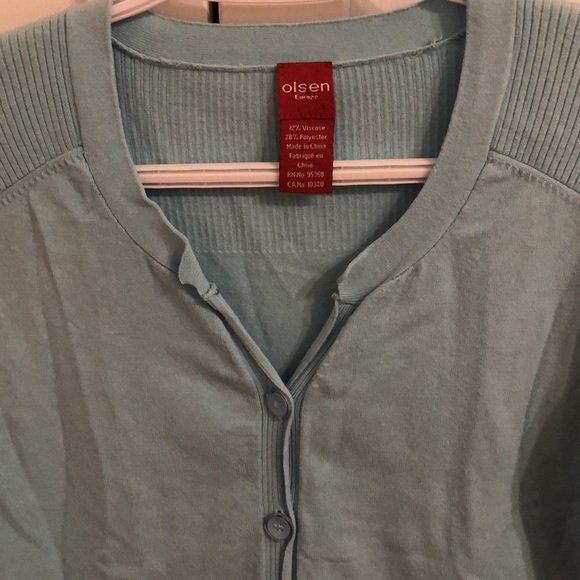 Olsen 3/4 length sleeve cardigan - Picture 2 of 2